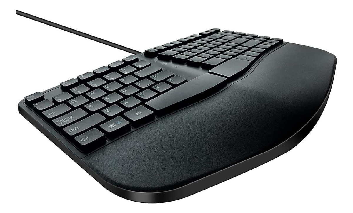 MCSaite Teclado Ergonômico Compacto USB com Fio 2