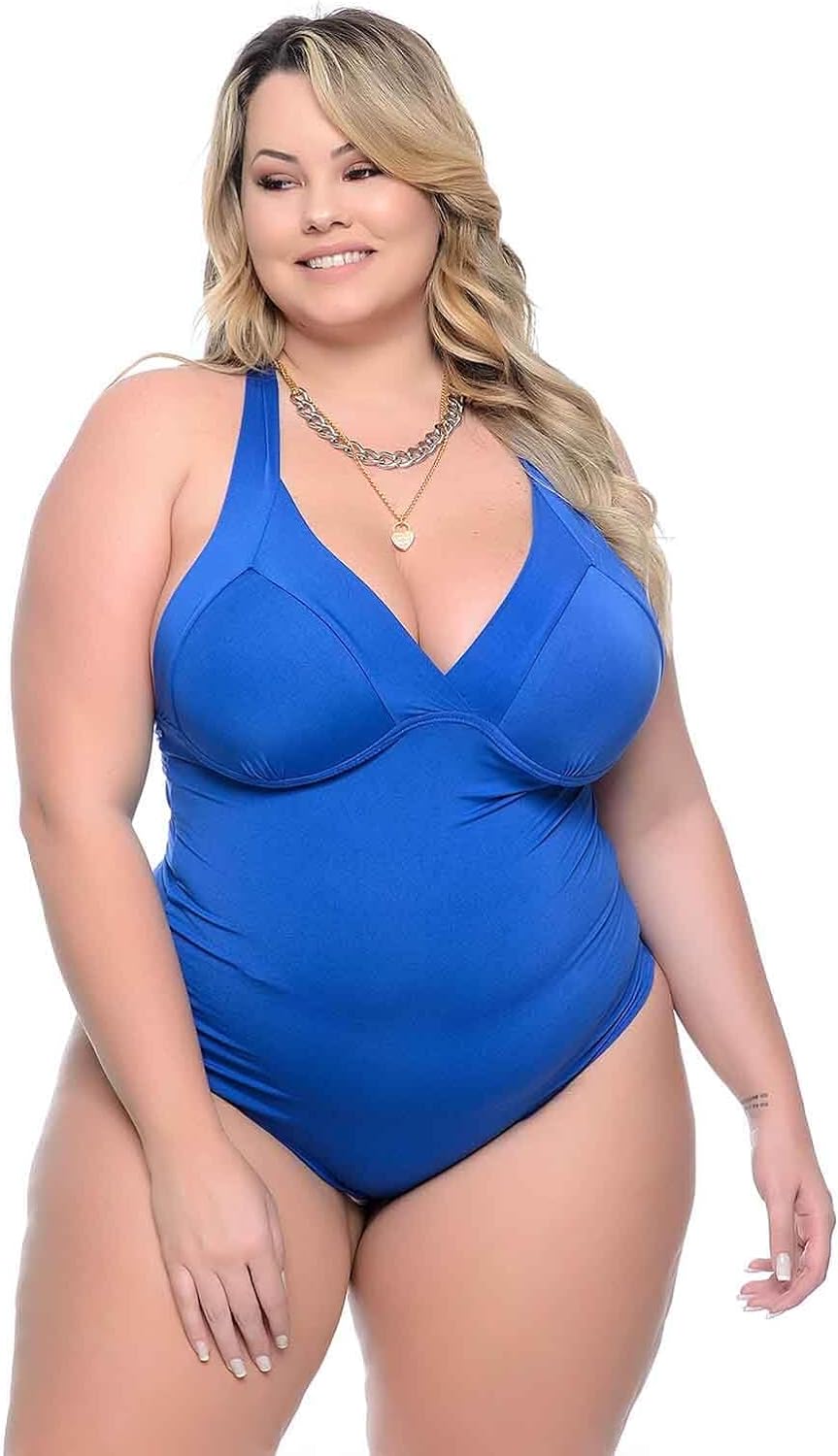 Maiô Liso Plus Size Color 1