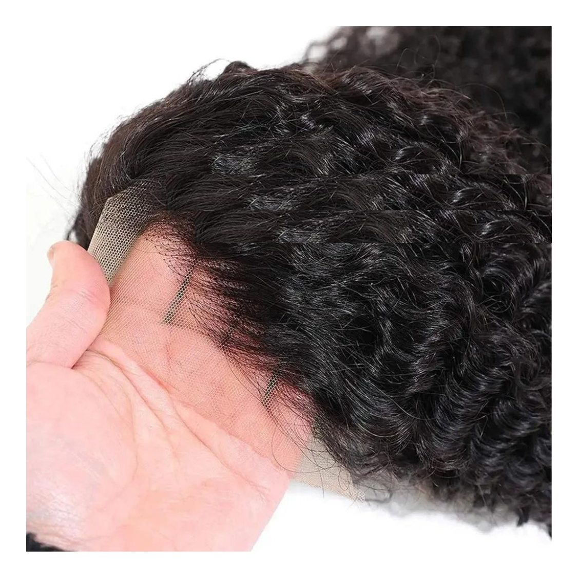 Peruca Front Lace Cacheada Fibra Orgânica Badaro Hair 3