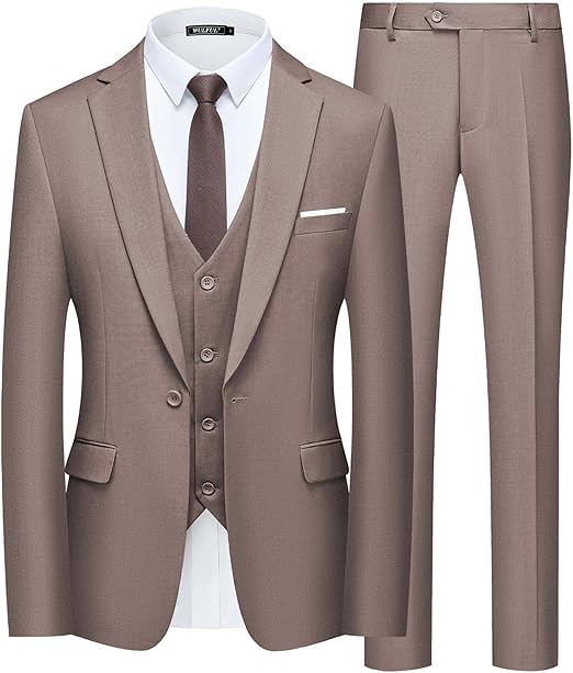 Terno Slim Fit Masculino um Botão 3 Peças Wulful 1
