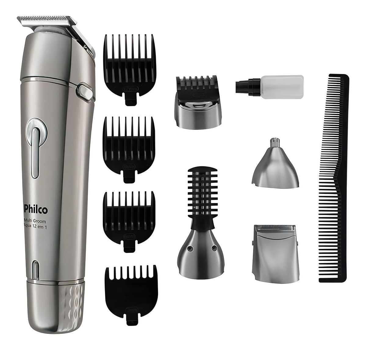 Aparador de Pelos Philco Multi Groom Aqua 12 em 1 2