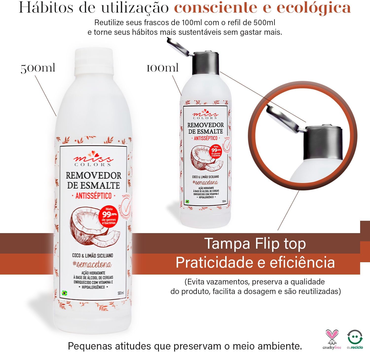 Removedor de Esmalte sem Acetona 100 ml 3