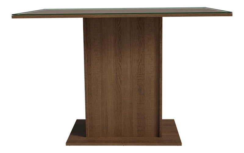 Mesa de Jantar Retangular com Tampo de Vidro Rustic 5329 Madesa 5