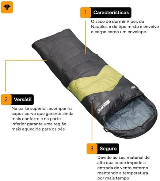 Saco de Dormir Viper NTK Solteiro 4