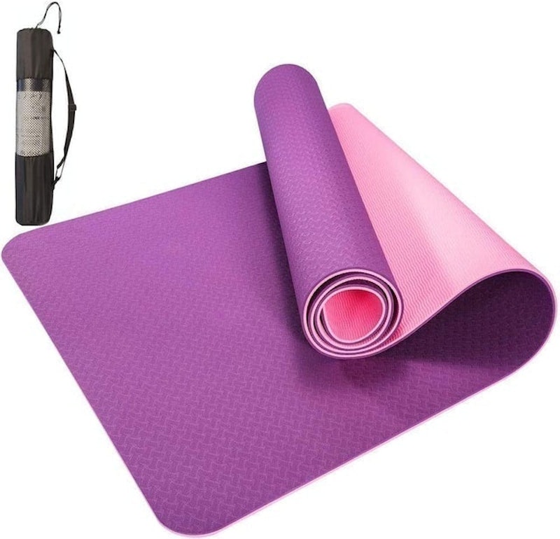Tapete Yoga Mat Pilates Exercícios TPE com Bolsa 1