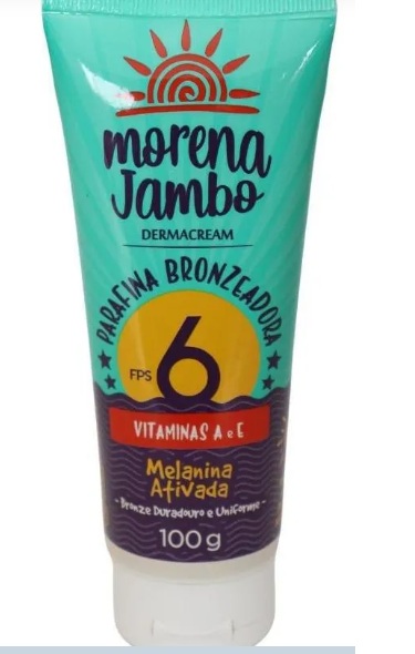 Parafina Bronzeadora Dermacream Morena Jambo  1