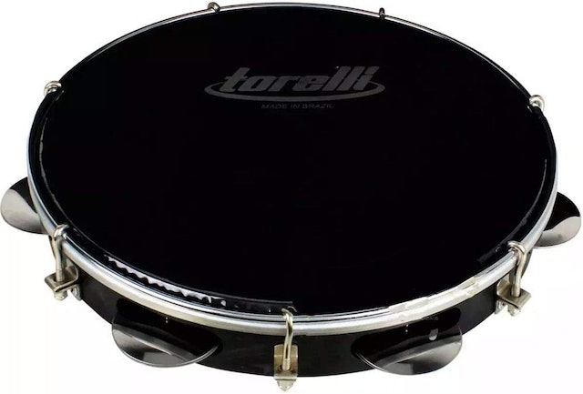 Pandeiro Injetado Black Torelli 10"  2