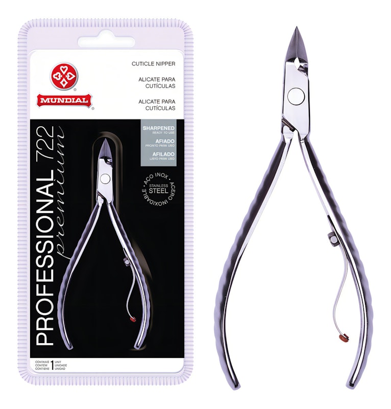 Alicate de Cutícula 722-PR Professional Aço Inox Mundial 1