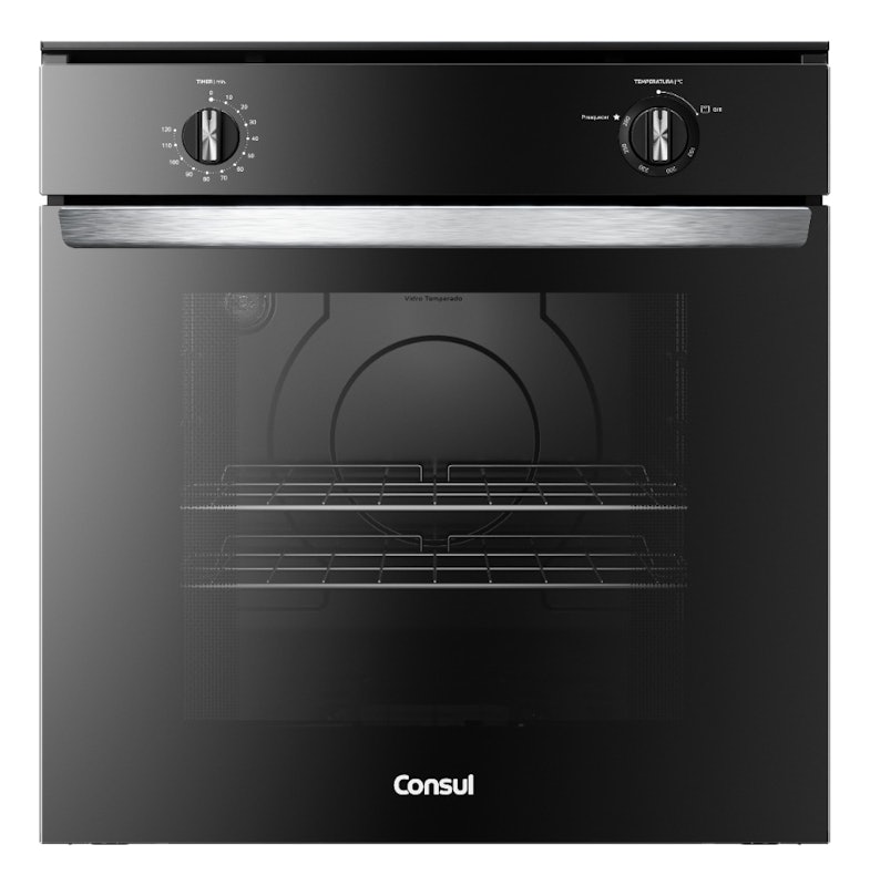 Forno de Embutir a Gás 78 L Preto com Grill (220 V) 1