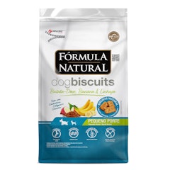Fórmula Natural Dog Biscuits Batata Doce, Banana e Linhaça Pequeno Porte