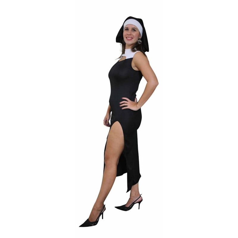 Fantasia de Casal Religioso Padre Diácono e Freira Noviça 3