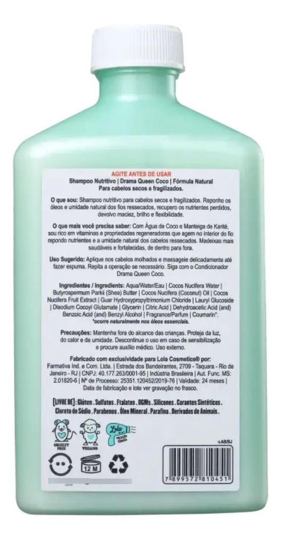 Drama Queen Shampoo de Coco 2