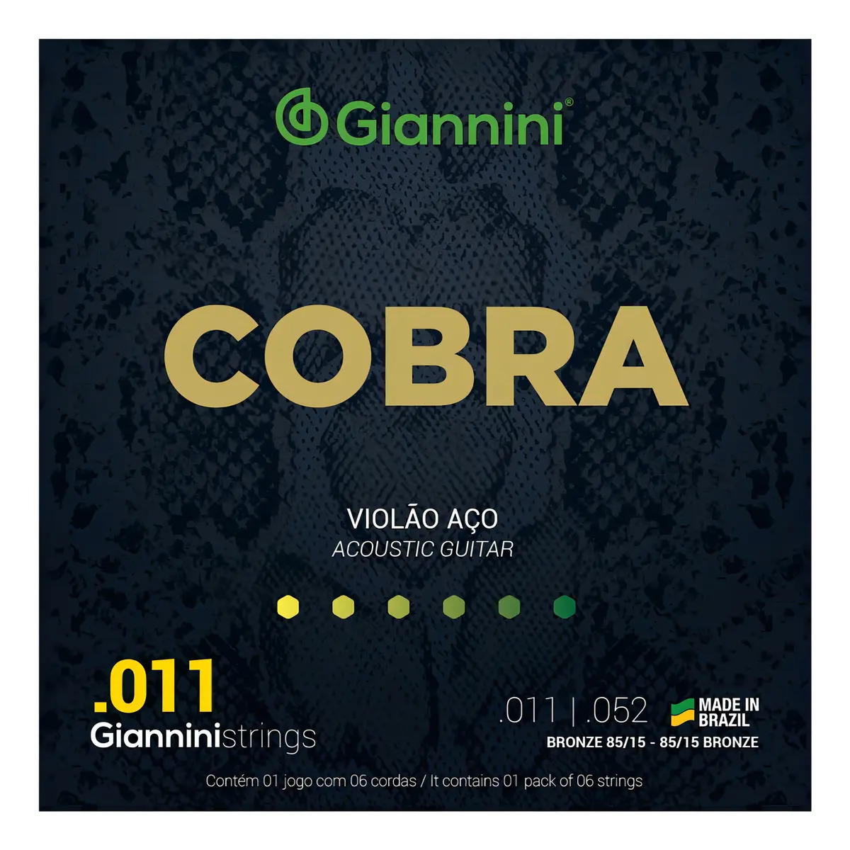 Top 10 Melhores Cordas para Violão de Aço em 2026 (Giannini, Elixir e mais) 1