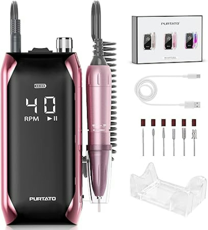 Lixadeira Elétrica Profissional para Unhas Purtato 1
