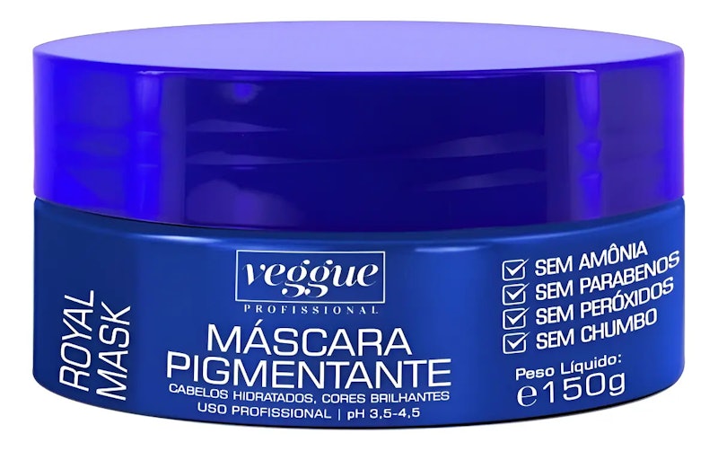 Máscara Capilar Pigmentante Azul Royal 1