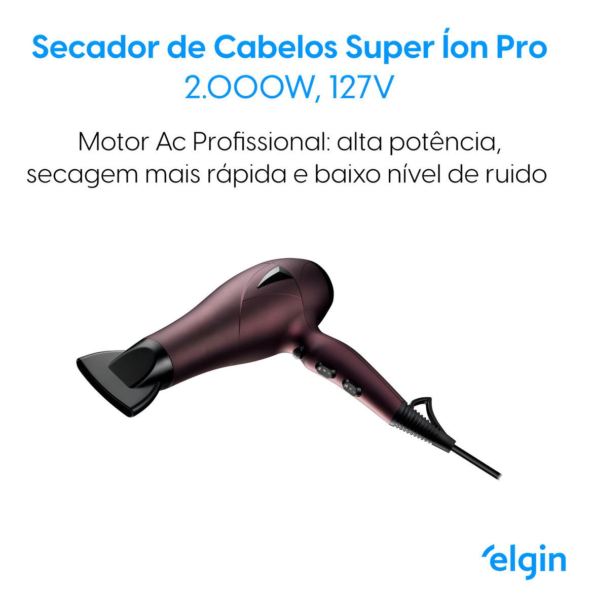 Secador de Cabelos Super Íon Pro 4