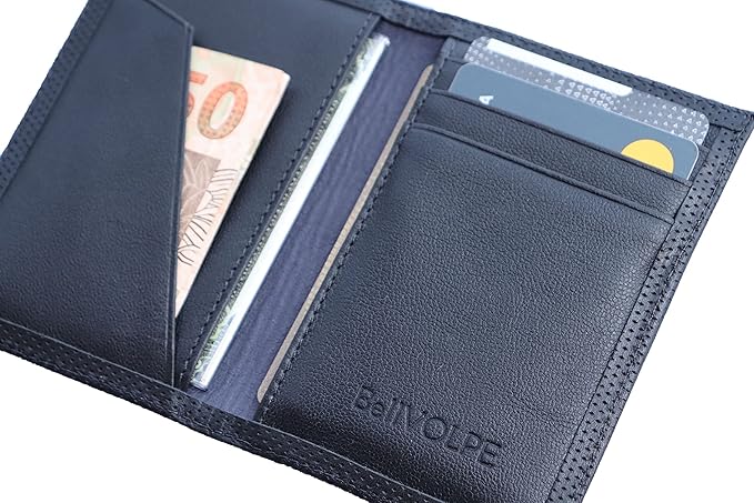 Carteira Masculina Slim Mini Cor Preto 5