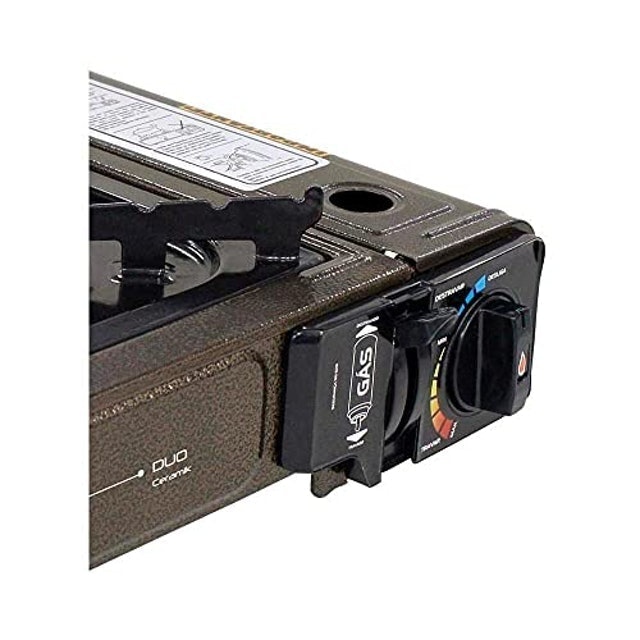 Fogareiro de Mesa Portátil Duo Ceramik NTK com Queimador de Cerâmica e Maleta 3
