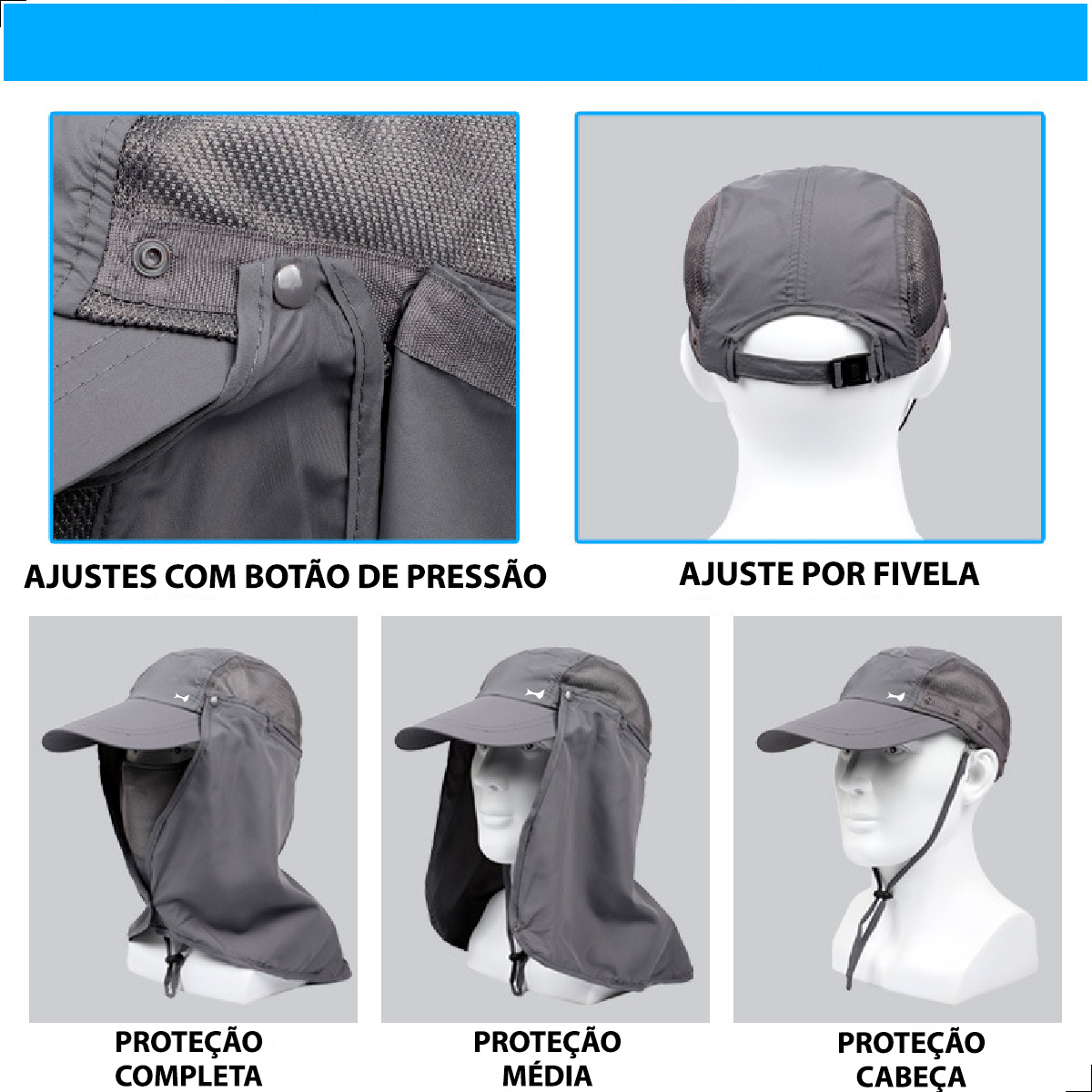 Chapéu Boné Pesca 5