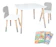 EITA! CASA PERFEITA Kit Educativo Mesa e 2 Cadeiras Infantil Dinossauro - Cinza - P (de 3 a 7 anos) 1