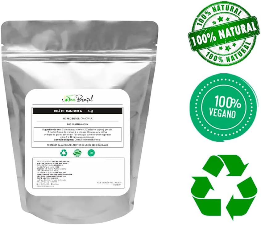 Chá de Camomila Gourmet Tea Brasil 3
