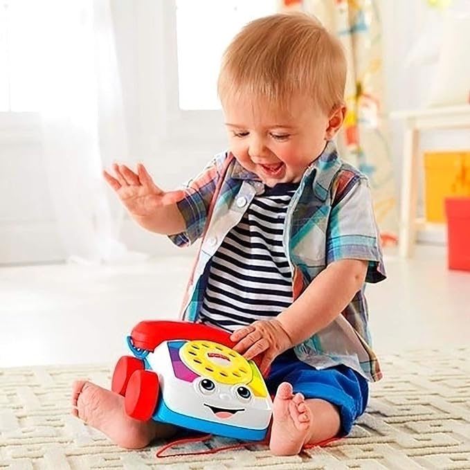 Fisher-Price Brinquedo para Bebês Novo Telefone Feliz 5