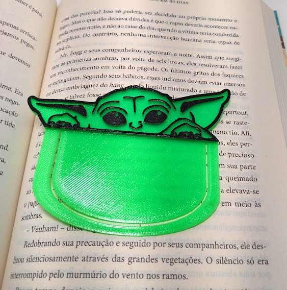 Marcador de Páginas Baby Yoda Cute 2