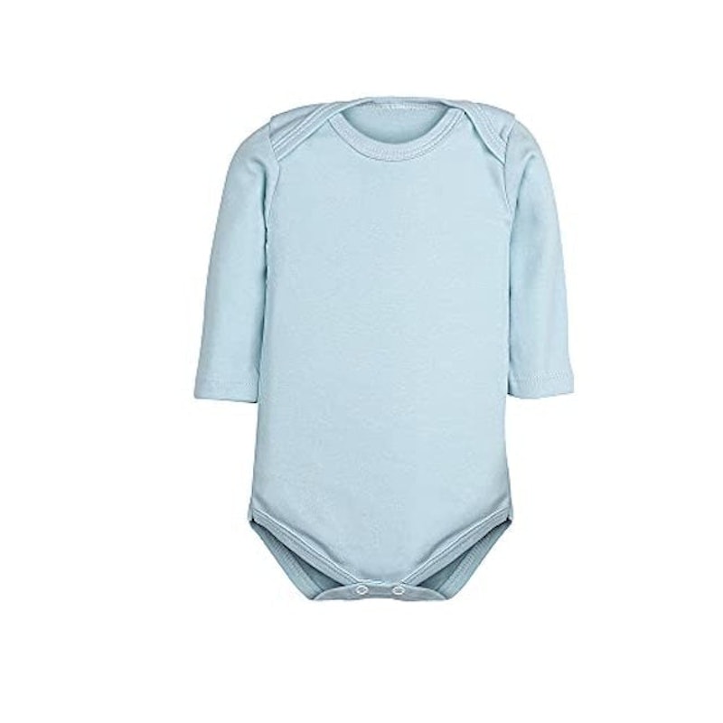 Body Bebê Kit 5 Peças Manga Longa Liso 2
