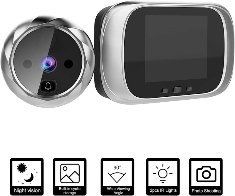 Olho Mágico Digital Kiboule Campainha LCD 2,8" 3