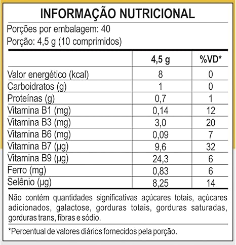 Levedo de Cerveja Complexo B 2