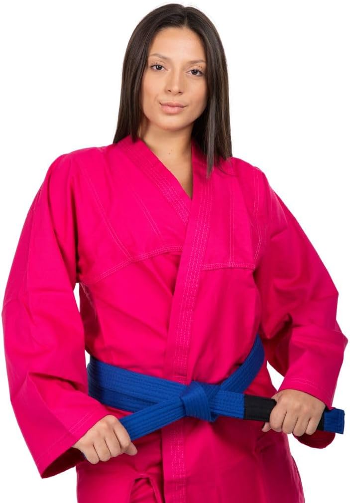 Kimono de Jiu-Jitsu Feminino Rosa 2