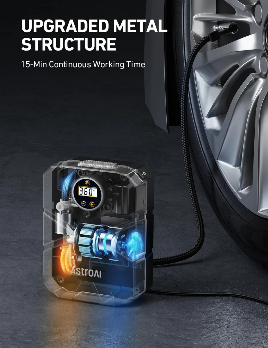 AstroAI Compressor de Ar Portátil S1 5