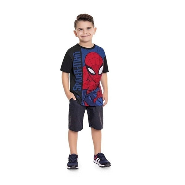 Camiseta Homem-Aranha Vermelho 2