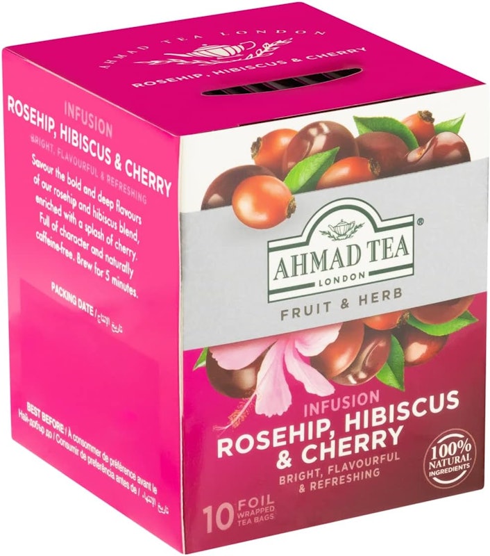 Chá Misto de Rosa Silvestre Hibisco e Cereja 2