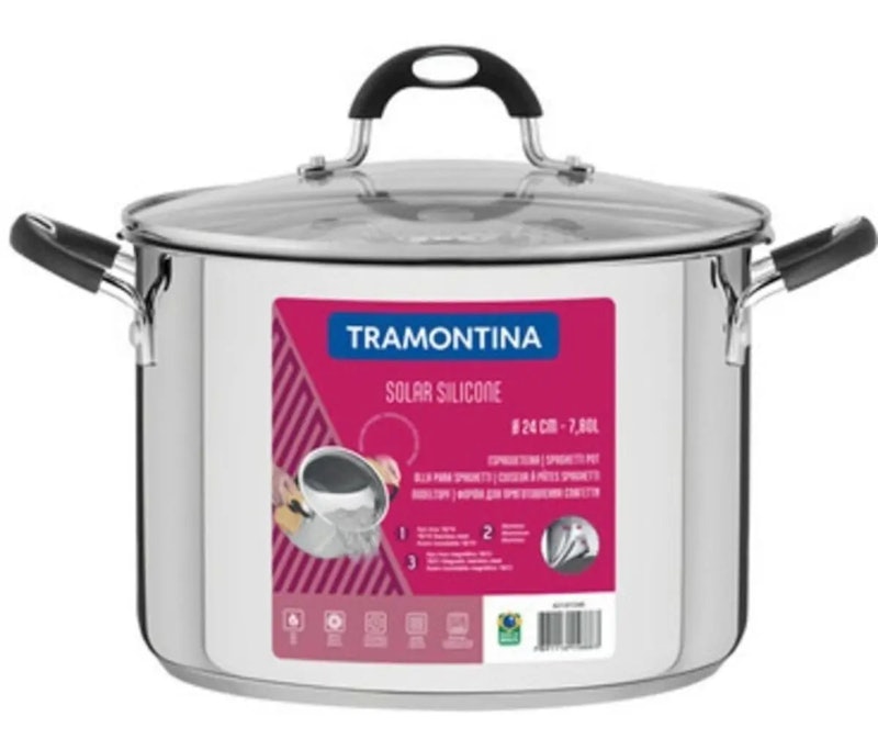 Espagueteira Tramontina Astro Silicone em Aço Inox 4