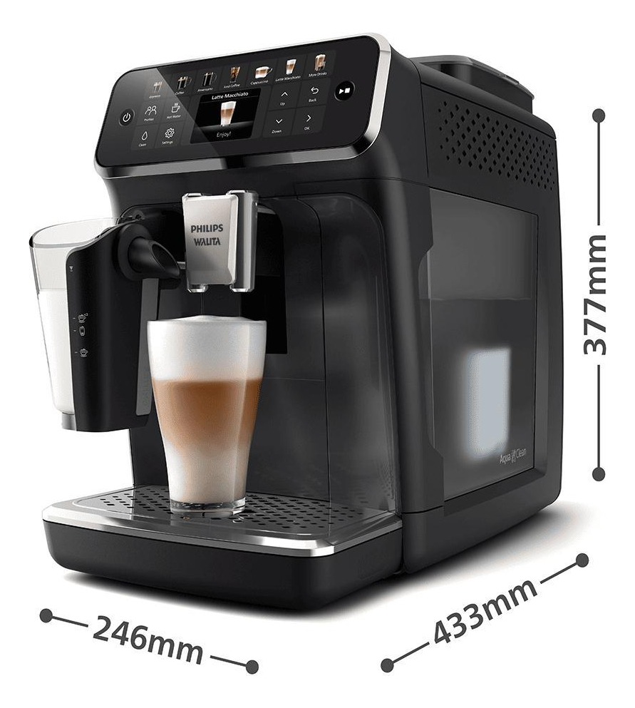 Cafeteira Espresso Superautomática LatteGo Philips Walita Série 4400 3
