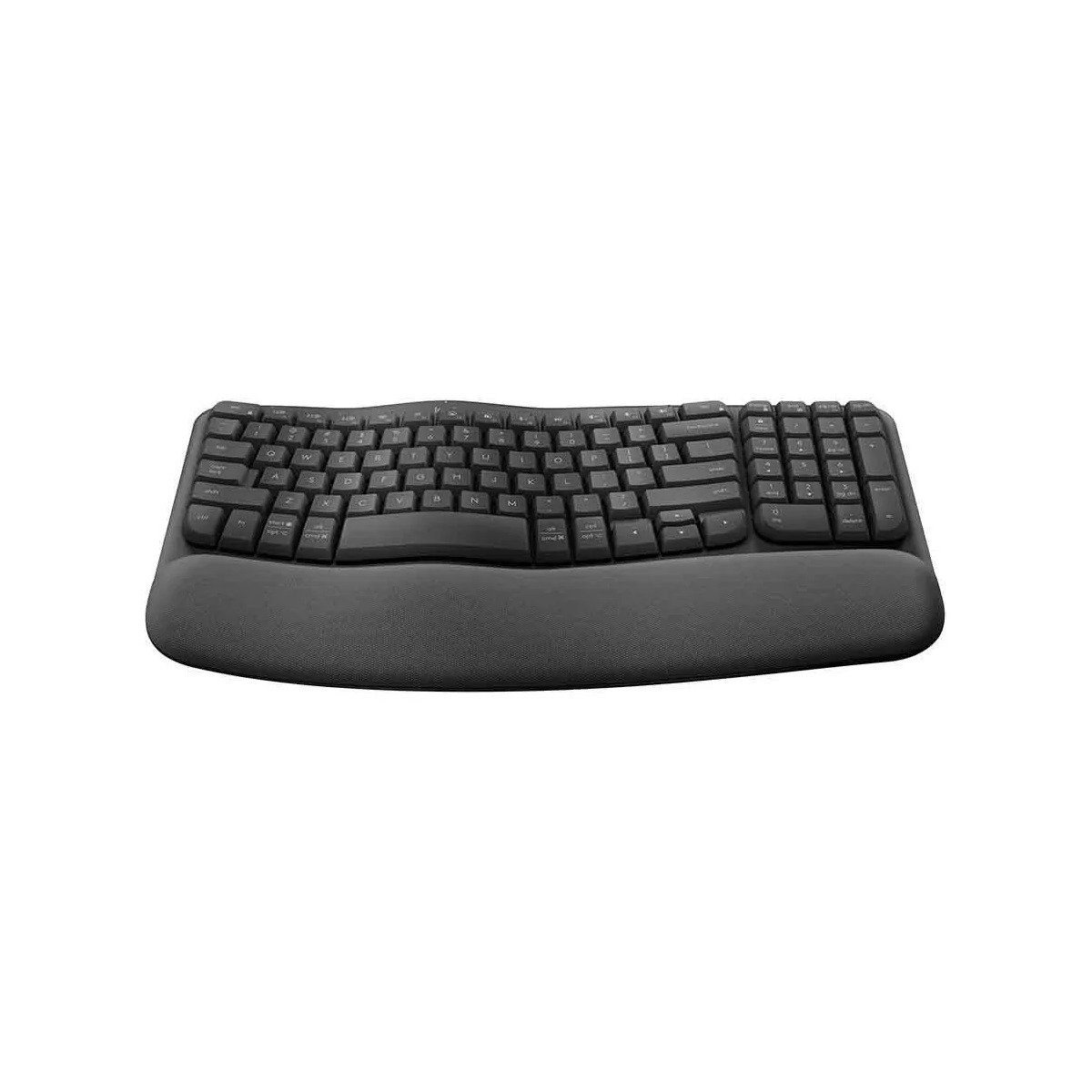 Teclado Ergonômico sem Fio Logitech Wave Keys 1