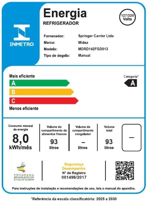 Frigobar 93 L Inverter 4