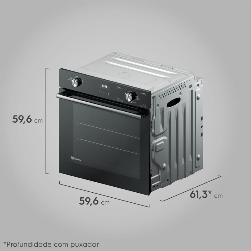 Forno de Embutir Electrolux a Gás 80 L Efficient 5