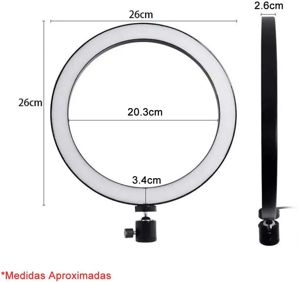 Ring Light Vaividhyam 10 Polegadas 3