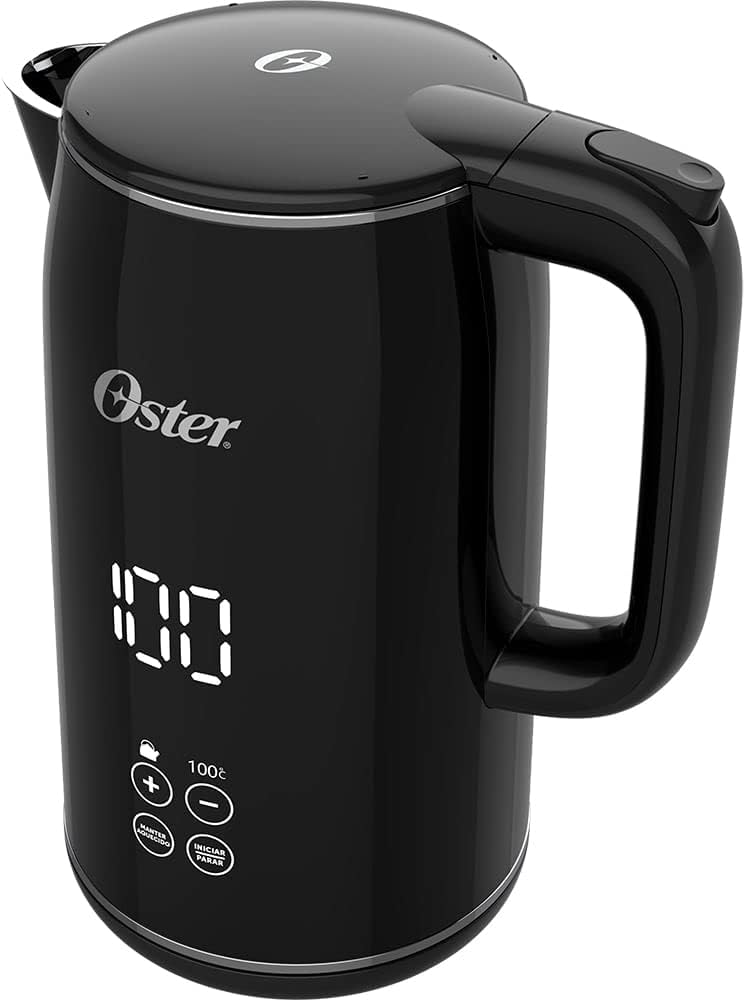 Chaleira Digital Oster Black 1,7 L com Controle de Temperatura 2