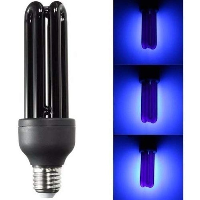 Lâmpada Fluorescente Neon Luz Negra 36 W 110 V E27 2