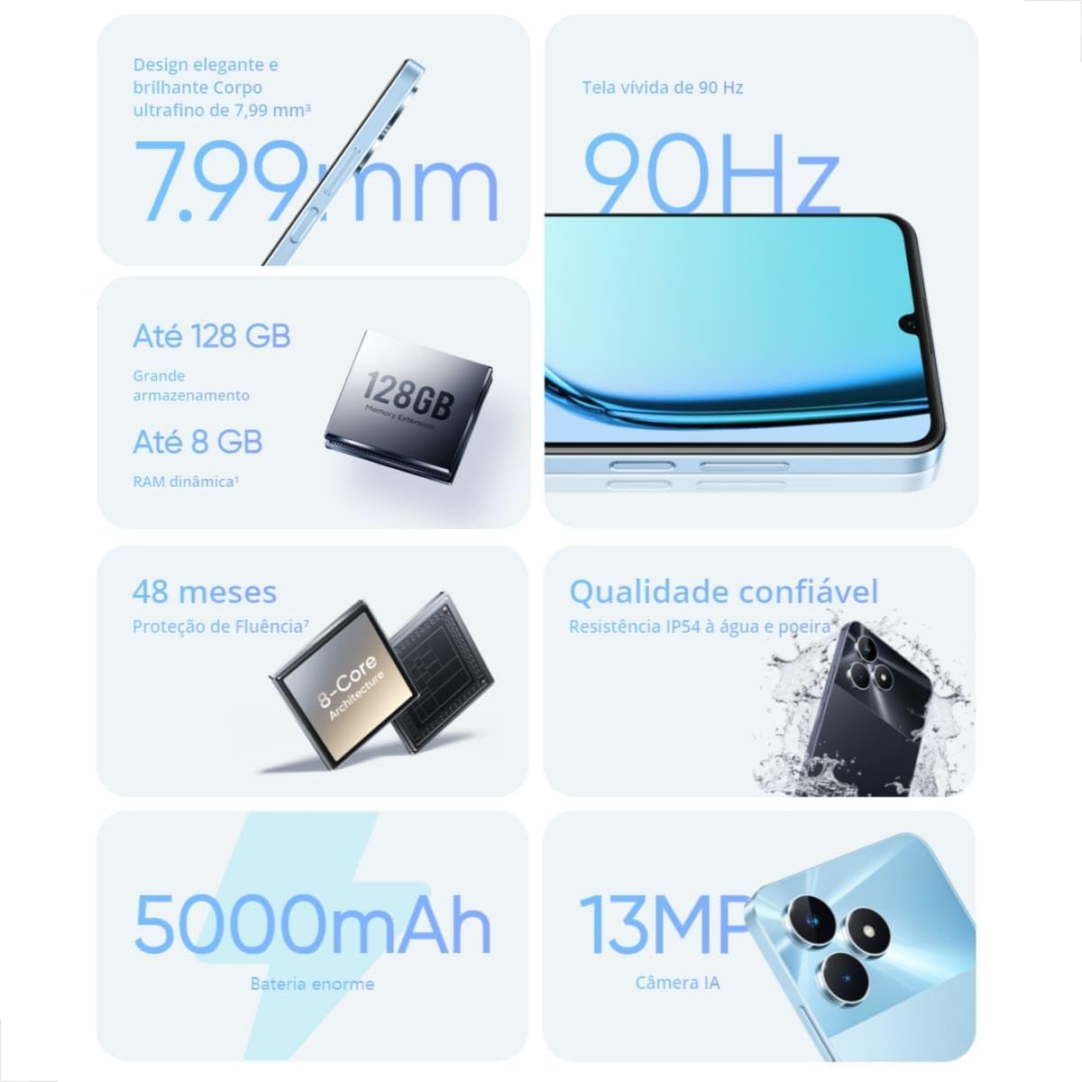Realme Note 50 128 GB e 4 GB de RAM 3