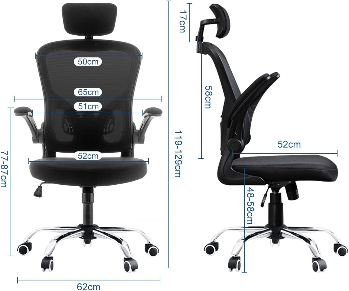 Cadeira de Escritório Ergonômica  4