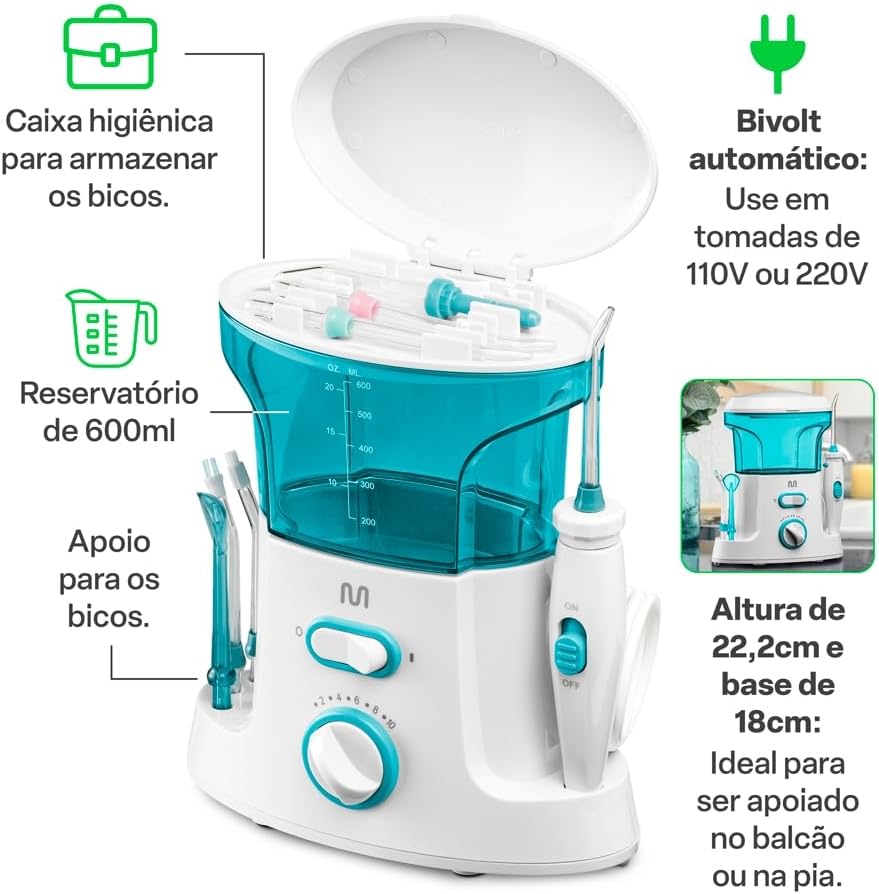 Irrigador Oral Multi Clearpik Family 600 ml 3
