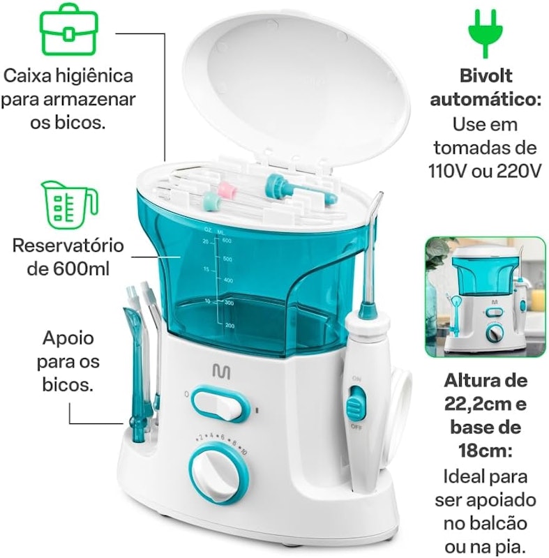 Irrigador Oral Multi Clearpik Family 600 ml 3