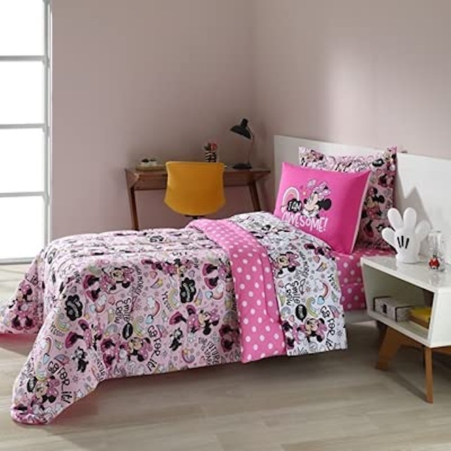 Edredom Infantil Solteiro Minnie Wow 1