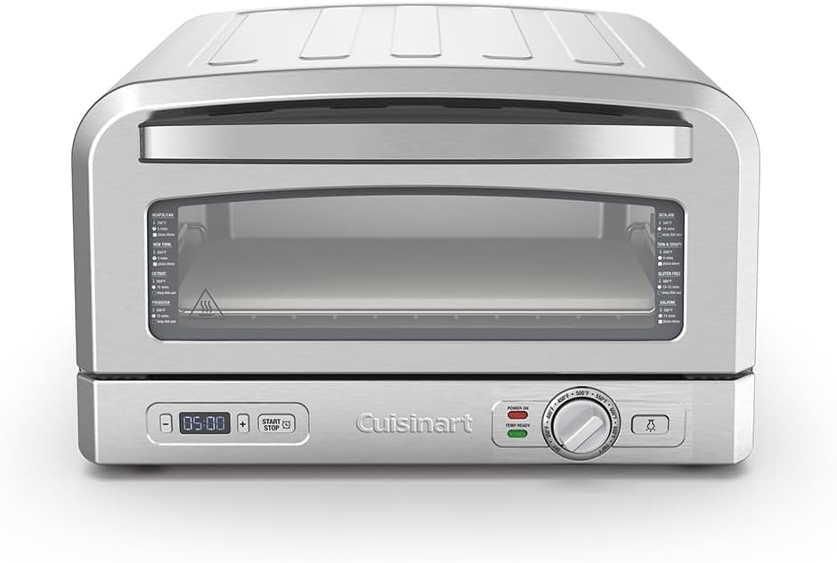 Forno Elétrico de Pizza em Aço Escovado 1
