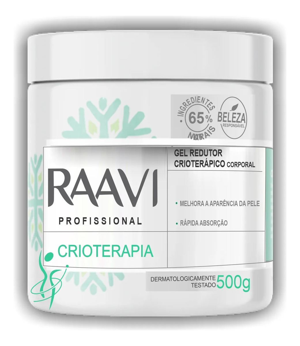 Gel Redutor Crioterápico Corporal Raavi 1