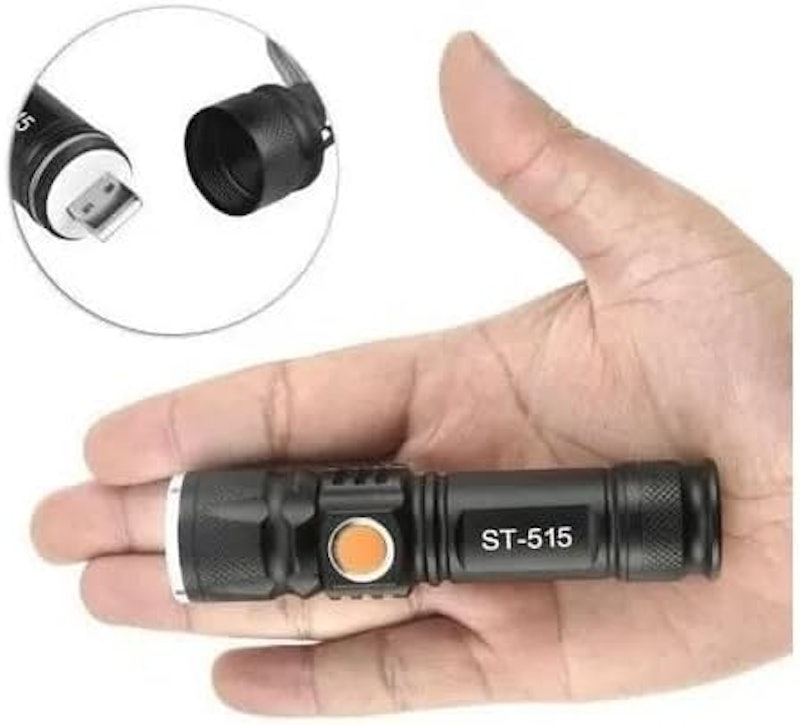 Mini Lanterna Tática Usb Jws Ws-569 Led Qualidade Cree T6 3